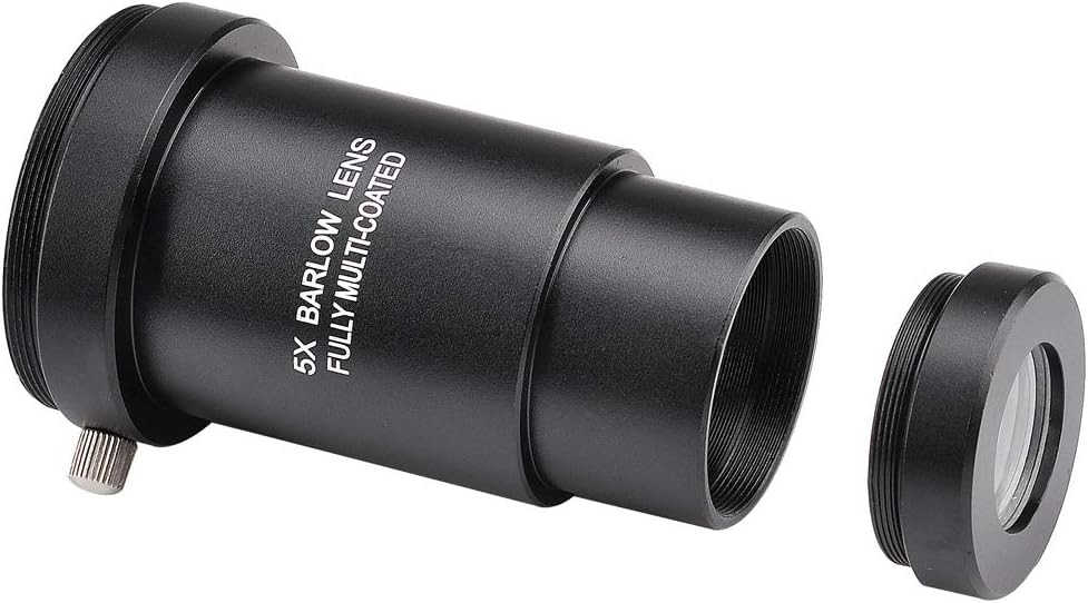 1.25-inch 5X Barlow Lens & Moon Filter &amp; filter 