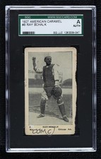 1927 American Caramel E126 Ray Schalk #8 SGC A HOF 14rq