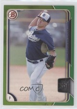 2015 Bowman Draft Green 73/99 Zech Lemond #127 0q3