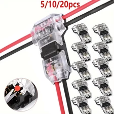 Quick Snap Wire Connector Terminal Auto Plug Electrical Cable Joiner 5/10/20PCS