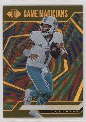 2024 Panini Illusions Game Magicians Gold /25 Tua Tagovailoa #7 0v2a