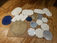 Lot Of 19 Aircraft Inspection Plates Covers Cessna Beechcraft Piper Lot Of 19 Aircraft Inspection Plates Covers Cessna Beechcraft Piper