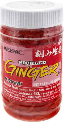 Wel-Pac Kizami Shoga Pickled Ginger, 11.50 FZ