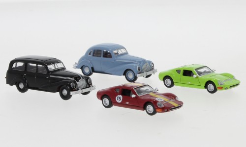 Brekina 90483 - 1/87 Set GDR Cars - New