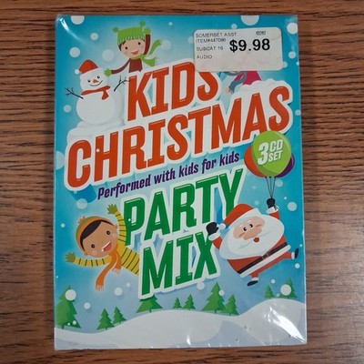 Kids Christmas Party Mix (3-CD Set, 2014) Holiday Music Album Sing-Along NEW 