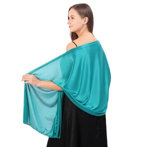 Exquisite Satin Shawl Scarves Wrap for Weddings Evening Dress it's PARTY TIME!! - Picture 7 of 27