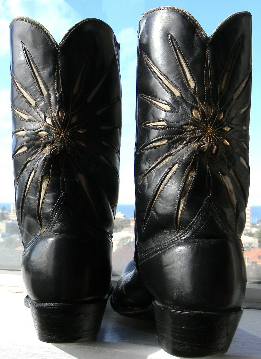 VINTAGE Acme 1960s-70s Original Western Retro Cowboy Boots
