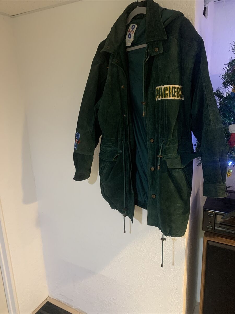 Rugby Club 96 DSJ leather suede parka coat size M vintage Rugby Club 96 DSJ leather suede parka coat size M vintage