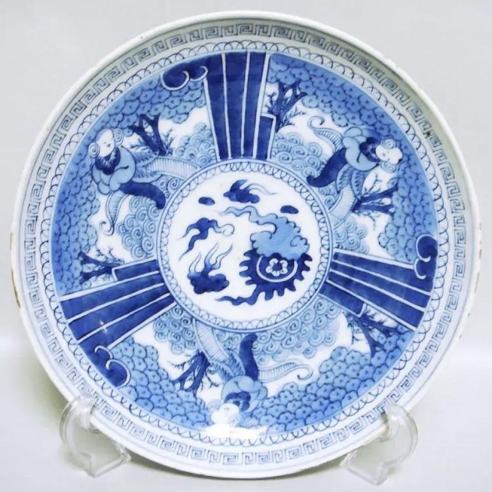 Japanese Antique blue white ceramics eBay