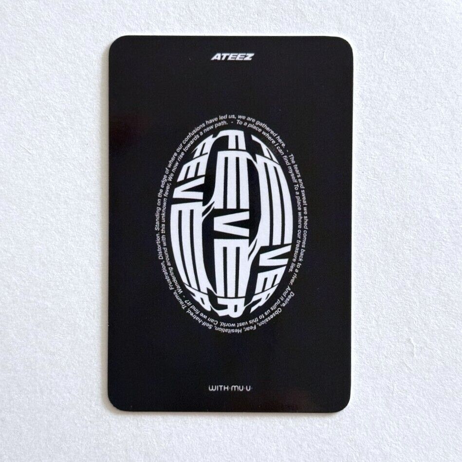 Ateez ZERO : FEVER Platform Ver. Official Photocard Withmuu Ateez ZERO : FEVER Platform Ver. Official Photocard Withmuu