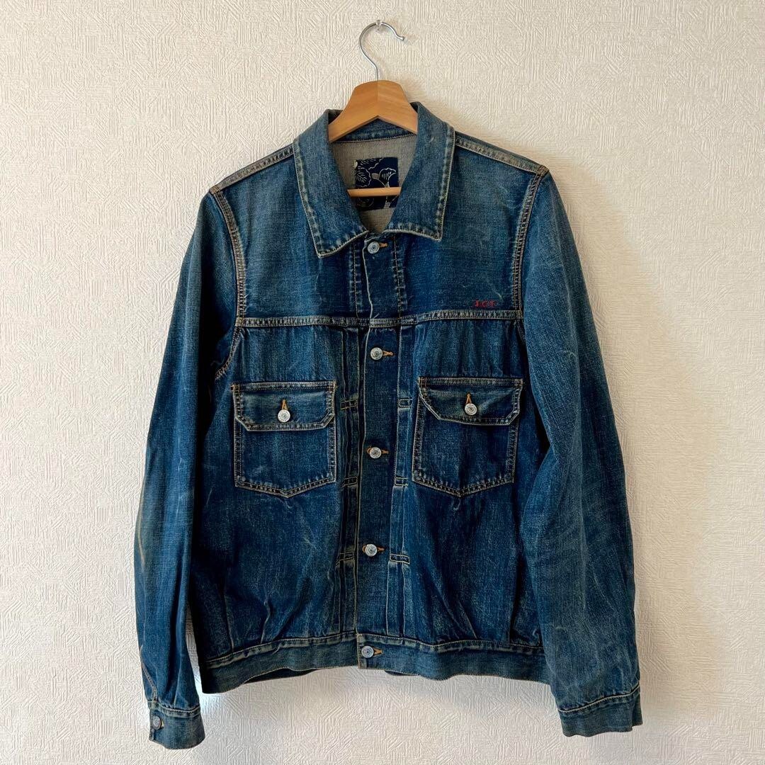 Visvim Ict 101 Jumbo Dry Denim Jkt Size 3 Men's Label Deer Visvim Ict 101 Jumbo Dry Denim Jkt Size 3 Men's Label Deer