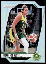 Mercedes Russell 2024 Panini Prizm WNBA Silver Prizm Card #109 Seattle Storm