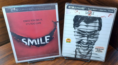 Smile 1 + 2 Steelbooks (4KUHD) w/PROTECTIVE SLEEVES-NEW-Free Box Shipping