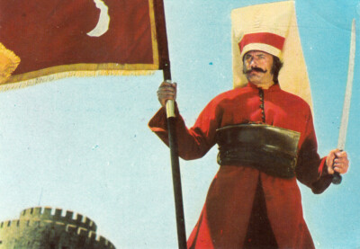 AK Ansichtskarte Postkarte 10x15cm TÜRKEI TURKEY TÜRKİYE Fatihin Fedaisi Arkin Keil