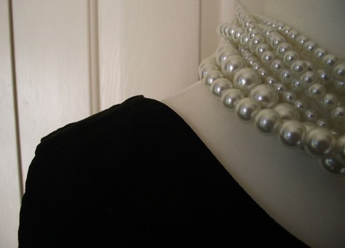 PAUL JONAS Dress Black Crepe 1960s Genuine Vintage Handmade UK size 12 - 14 - Picture 3 of 11