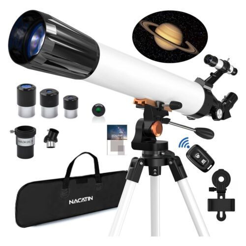 700mm Astronomical Telescope 525X with Phone Adapter for Beginner Moon Watching - Picture 3 of 11