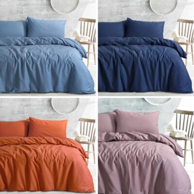New 2026 Soft Quilt Doona Duvet Cover Set Single Double Queen Super King Size