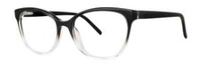Vera Wang V701 BK Black Ombre Plastic Cat Eye Eyeglasses Frame 52-17-135