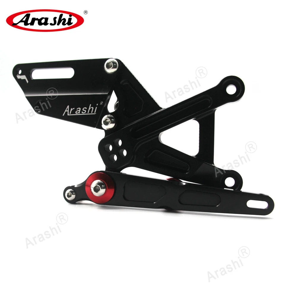 Juegos traseros Arashi reposapiés estriberas juegos traseros para Kawasaki Ninja H2 H2R 2015-2021 Foto 4 de 4