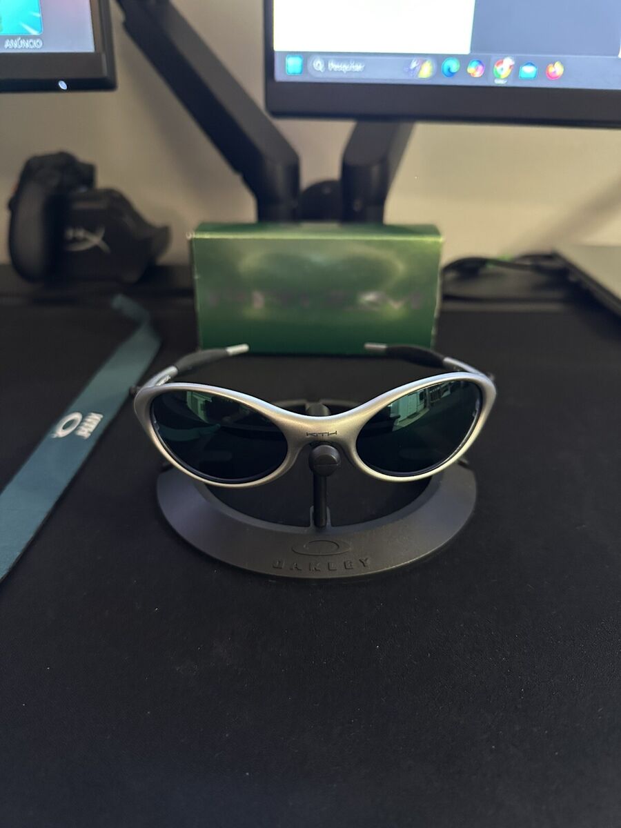Oakley Eye Jacket Kith X Silver Prizm Jade Limited Edition Oakley Eye Jacket Kith X Silver Prizm Jade Limited Edition