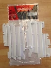 HONDA CR 125  250  2005 2006 2007 POLISPORT RADIATOR LOUVRES RAD GUARDS   WHITE