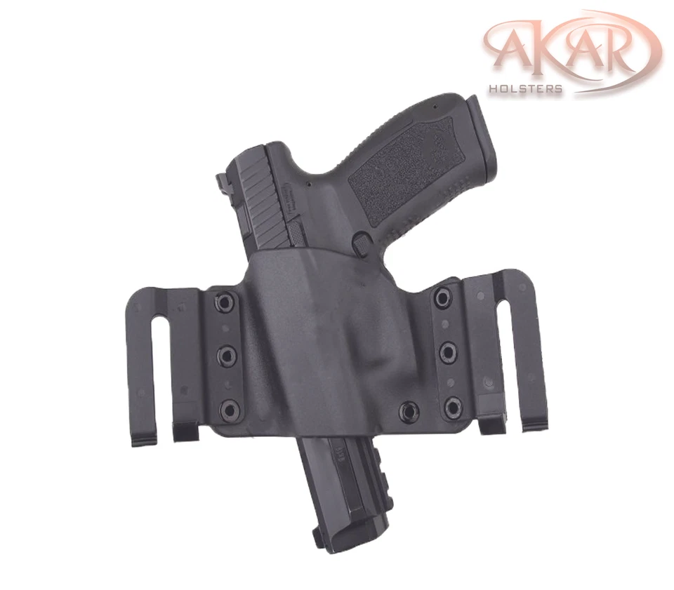 Akar Scorpion OWB Kydex Gun Holster W/Quick Belt Clips Fits Glock17,19, 26 - Image 2 of 4