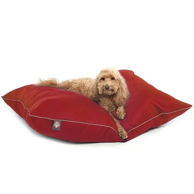 Super Value Machine Washable Dog Bed, Medium, Red,Environmentally friendly