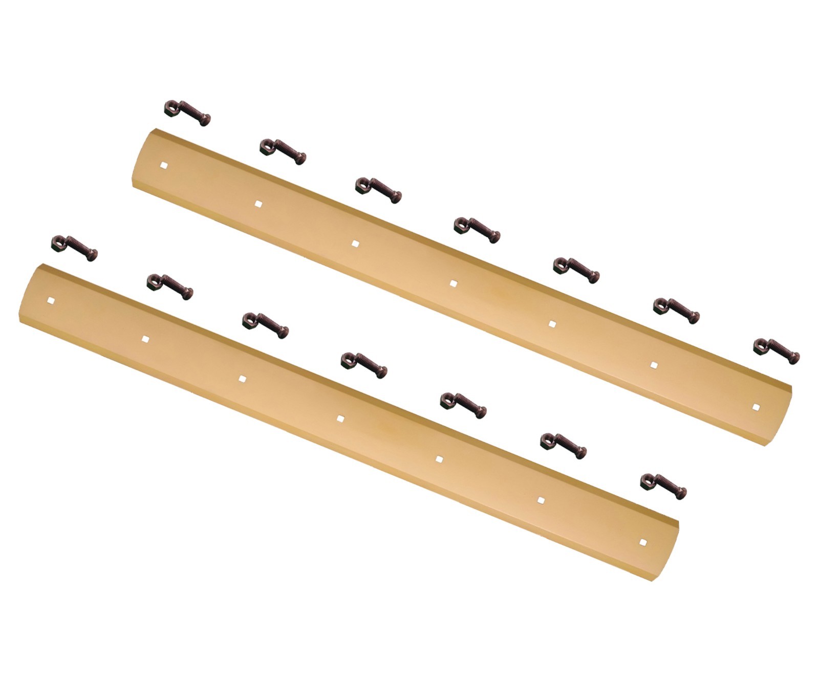 E10021 2 Scraper Box Blades w Bolts, fits some Gannon, 7 Bolt, 1/2"x6"x83.63" eBay