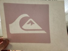 Quicksilver Snowboard Surf Skateboard Dealer Vinyl Cling Sticker New Old Stock