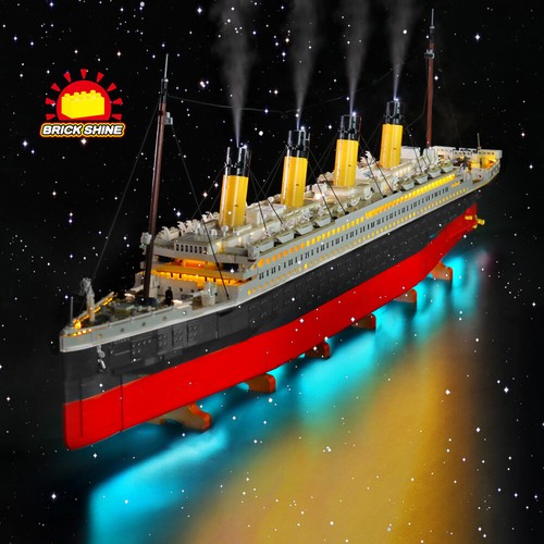Brick Shine - LED Light Kit for Lego Titanic 10294 W/T Smoke System (NEW) - 第 19/27 張圖片