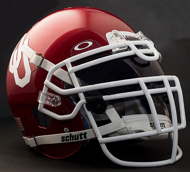 *CUSTOM* OKLAHOMA SOONERS NCAA Schutt XP GAMEDAY Replica Football