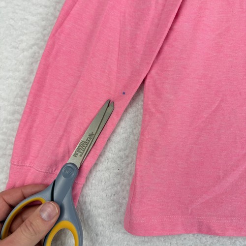 Vineyard Vines Edgartown Hooded Tshirt Girls M (12-14) Pink Long Sleeve Read - Picture 4 of 10