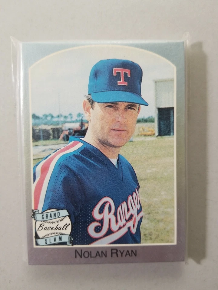 CONJUNTO DE BEISEBOL 1989 NOLAN RYAN GRAND SLAM 25 CARTÕES BORDA PRATA - Imagem 2 de 4