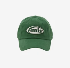 Emis Tone On Tone Wappen Ball Cap, Green (100% South Korea Authentic)