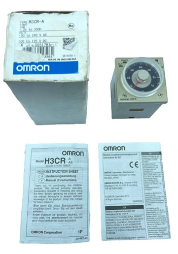 Omron H3CR-A Solid State Timer Relay Controller 100-240 VAC 50-60Hz  100-125 VDC