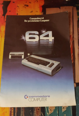 Original Commodore 64 Prospekt Ihr persönlicher Computer