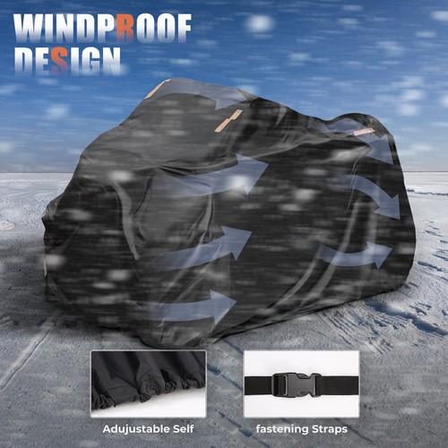 KEMIMOTO 300D ATV Storage Cover Heavy Duty for CFMOTO CFORCE 800 XC 600 Touring2 - Picture 8 of 11