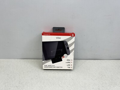 Yok Dual Wireless Headphone/Chat Adapter - Black -