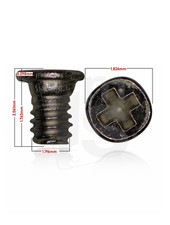 Replacement Screw Box 2.0 Refill 2D7 100 Pack