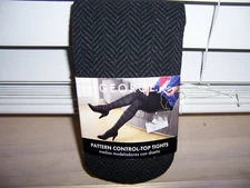 NWT George Pattern Control-Top Tights Size 3