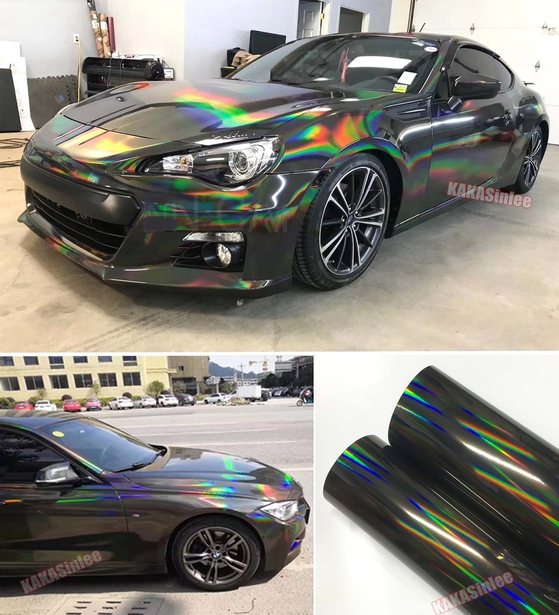 2 Adesivo 20cm Opaco Nero Black Pearl Auto Moto Racing Decorazione - Foto 9