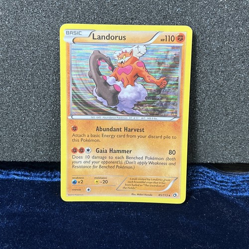 Landorus 85/113 B&W Legendary Treasures Rare Holo Pokemon Card