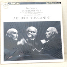 BEETHOVEN Symphony 9 ARTURO TOSCANINI  NBC - RCA VICTOR LASERDISC -