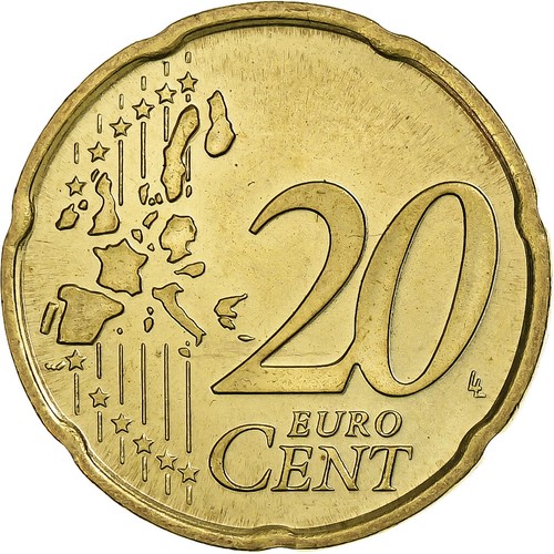 San Marino, 20 Euro Cent, 2003, Rome, Nordic gold, UNZ, KM:444 - Bild 2 von 2