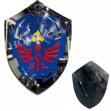 Zelda Steel Hylian Shield Legend of Blue Zelda Inspired Shield Best Item Holiday