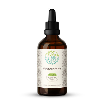 HerbEra Watercress Alcohol-FREE Tincture, (Nasturtium Officinale)