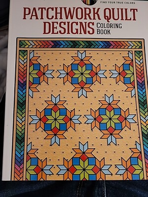 CREATIVE HAVEN PATCHWORK QUILT DESIGNS COLORING BOOK Carol Schmidt BRAND NEW 1-5