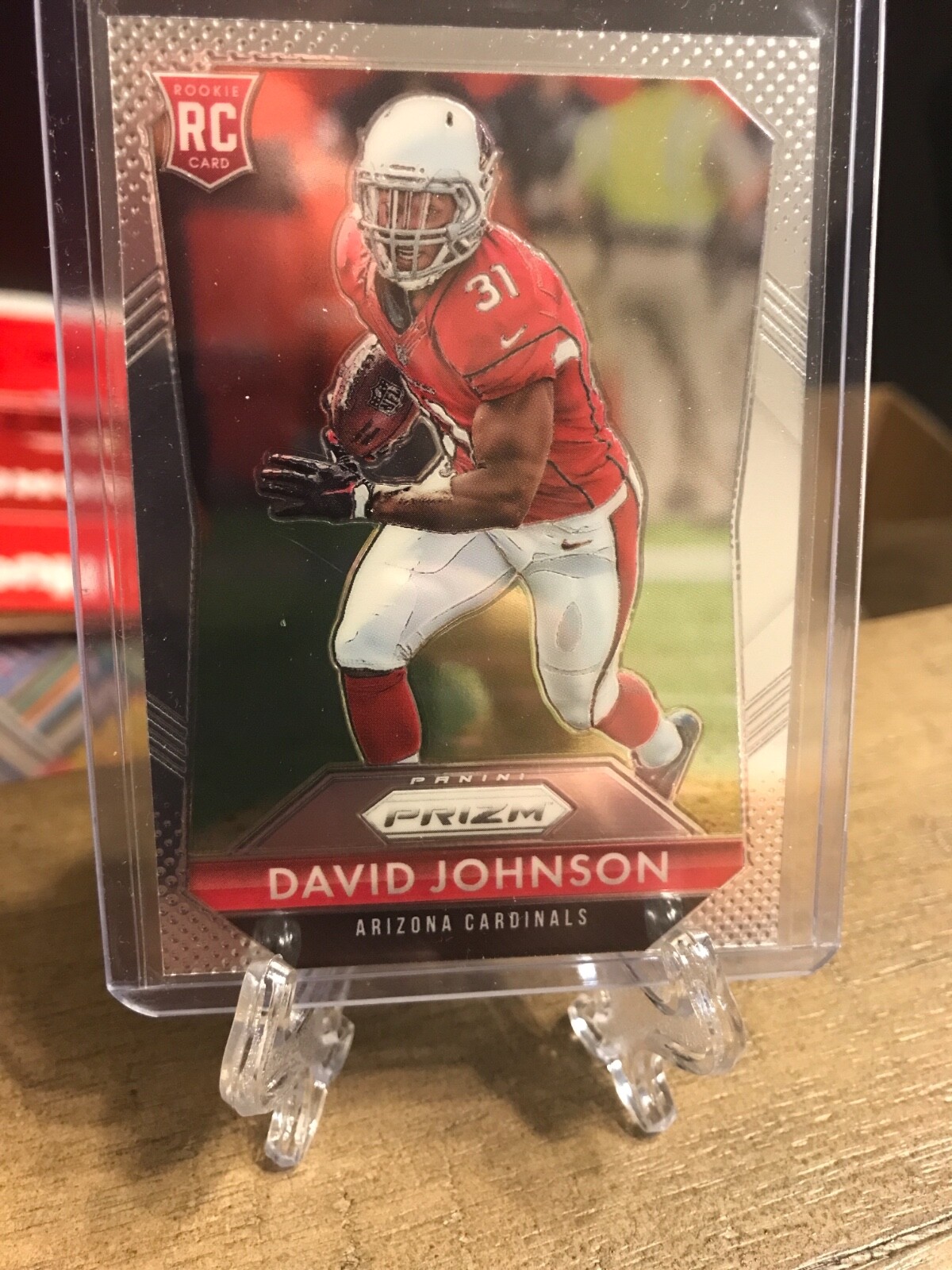 2015 Panini Prizm David Johnson RC Arizona Cardinals Rookie Card