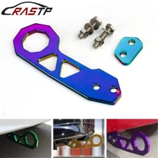 2" JDM CNC Anodized Billet Aluminum Racing Rear Tow Hook Kit