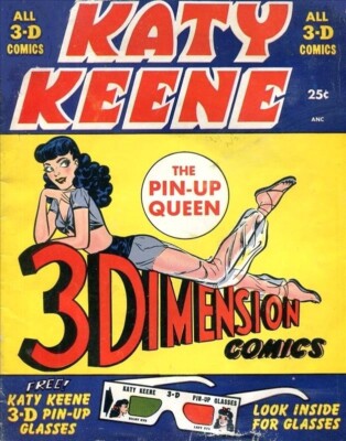 Katy Keene 3D Comics (with Glasses) Photocopy Comic Book